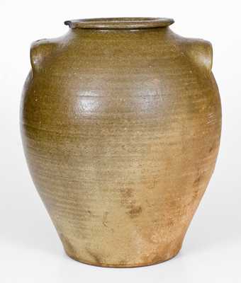 5 Gal. Daniel Seagel, Vale, NC Alkaline-Glazed Stoneware Jar