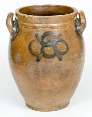 2 Gal. Stoneware Jar, probably Egbert Schoonmaker, Manhattan or Kingston, NY