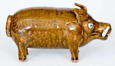 Reggie Meaders Stoneware Pig Figure