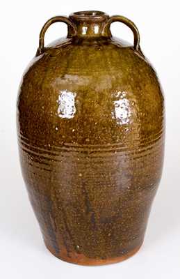 5 Gal. Catawba Valley, NC Double-Handled Stoneware Jug