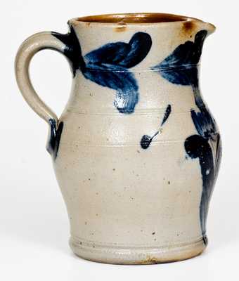 Att. Thomas Haig, Philadelphia, PA Quart-Sized Stoneware Pitcher w/ Elaborate Decoration