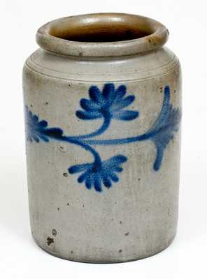 Att. Henry Remmey, Jr. (Philadelphia) Stoneware Jar with Floral Design