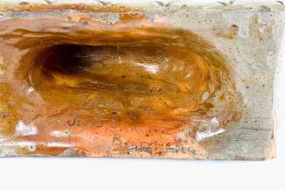 Extremely Rare "Geo E. Inmon / Beatrice, Nebraska" Stoneware Reclining Lion Figure