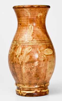 Extremely Rare Shenandoah Valley Redware Eagle Vase, att. J. Eberly & Co., Strasburg, VA