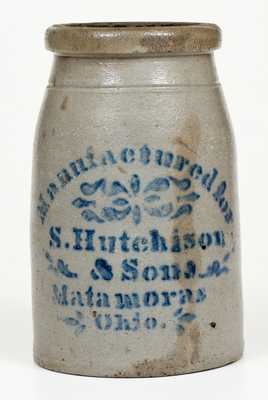 Matamoras, OH Advertising Stoneware Jar