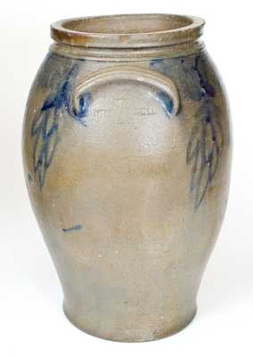 Outstanding BELL (Winchester, VA) Eight-Gallon Stoneware Jar, c1835-40