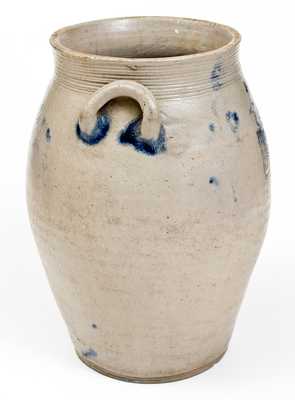 Exceedingly Rare and Important PARR & BURLAND (Baltimore) Stoneware Jar