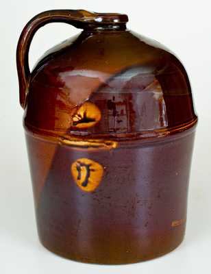 PEORIA POTTERY (Illinois) Jug, MEYER BROS & CO. / WHOLESALE DRUGGISTS / ST. LOUIS, MO