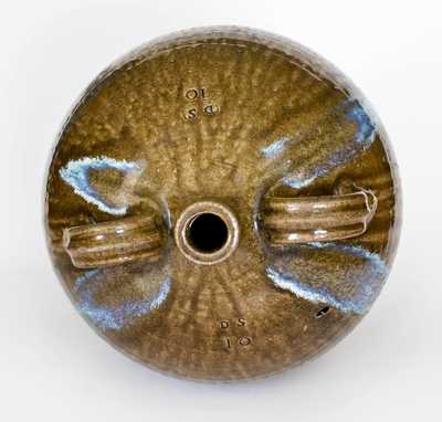 Very Rare and Important Ten-Gallon Daniel Seagle, Vale, Lincoln County, NC Stoneware Jug