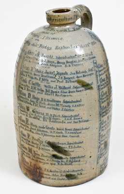 Exceptional Monumental Anna Pottery Stoneware Fair Jug