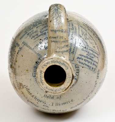 Exceptional Monumental Anna Pottery Stoneware Fair Jug