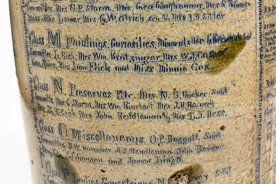 Exceptional Monumental Anna Pottery Stoneware Fair Jug
