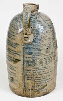 Exceptional Monumental Anna Pottery Stoneware Fair Jug