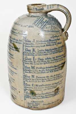 Exceptional Monumental Anna Pottery Stoneware Fair Jug