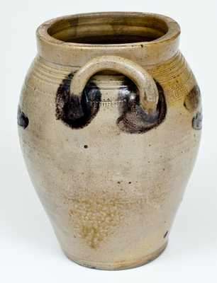 Rare T. W. J. L. (Warne & Letts / South Amboy, NJ) Stoneware Jar