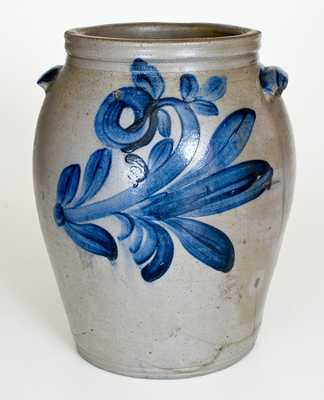 Extremely Rare att. Miller Pottery, Strasburg, VA, circa 1835 Stoneware Water Cooler