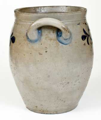 3 Gal. Stoneware Jar with Incised Decoration, Manhattan, circa 1800