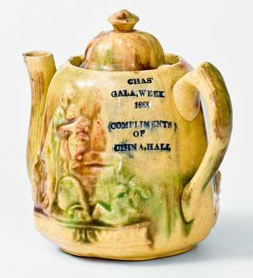 Rare Charleston, SC Rebecca-at-the-Well Advertising Teapot