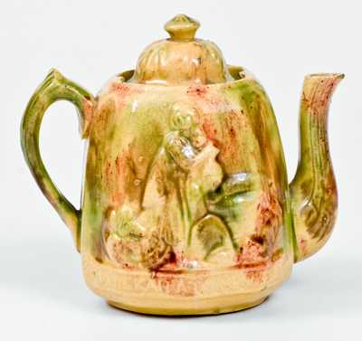 Rare Charleston, SC Rebecca-at-the-Well Advertising Teapot