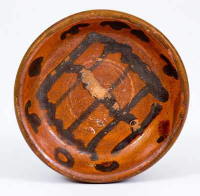 Small-Sized Redware Bowl, PA or Southern origin