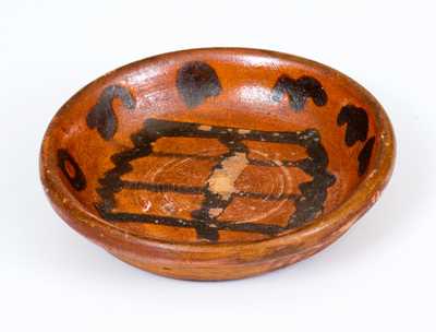 Small-Sized Redware Bowl, PA or Southern origin