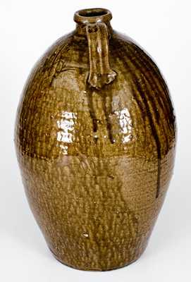 Exceptional Nelson Bass, Lincoln County, NC 5 Gal. Alkaline-Glazed Stoneware Jug