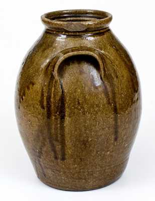 Very Fine JG, John Goodman, Lincoln County, NC 2 Gal Stoneware Jar, circa 1880