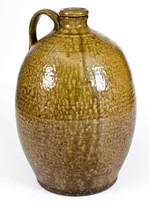 3 Gal. James Franklin Seagle, Vale, Lincoln County, NC Stoneware Jug, Stamped