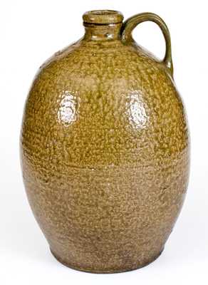 3 Gal. James Franklin Seagle, Vale, Lincoln County, NC Stoneware Jug, Stamped 