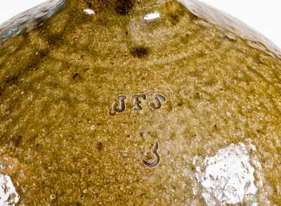 3 Gal. James Franklin Seagle, Vale, Lincoln County, NC Stoneware Jug, Stamped