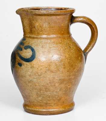 Fine 1/4 Gal. Stoneware Pitcher att. Wingender Pottery, Haddonfield, NJ