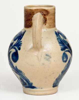 Westerwald Stoneware "GR" Jug w/ Incised Decoration, c1740