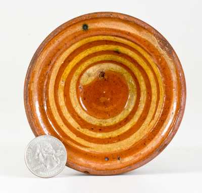 Very Unusual Miniature Redware Bowl for 