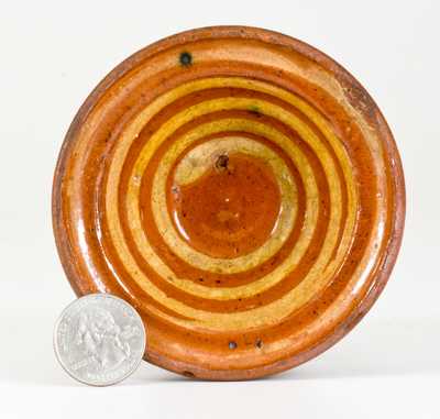 Miss Jane Lewis Miniature Redware Bowl, Philadelphia or Alexandria