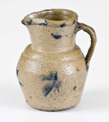 Extremely Rare Decorated Small-Sized Toy Stoneware Pitcher, possibly West Virginia