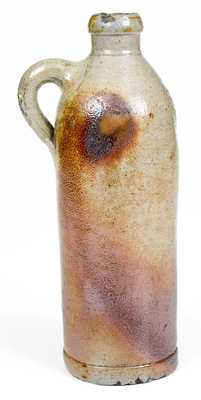 Very Unusual Lawrence Krumeich, Newark, NJ Stoneware Bottle circa 1840