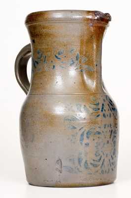 Scarce Palatine, WV Stoneware Pitcher with Stencilled Decoration