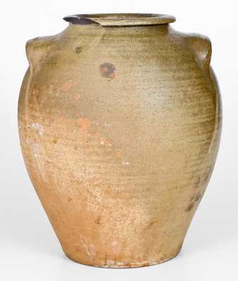 5 Gal. Daniel Seagel, Vale, NC Alkaline-Glazed Stoneware Jar