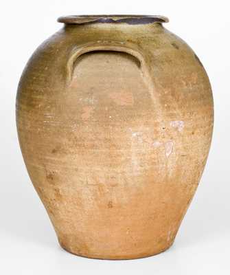 5 Gal. Daniel Seagel, Vale, NC Alkaline-Glazed Stoneware Jar