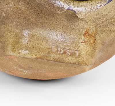 5 Gal. Daniel Seagel, Vale, NC Alkaline-Glazed Stoneware Jar