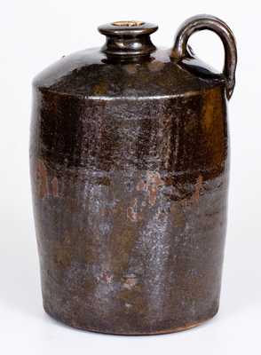 Edgefield District, SC Stoneware Jug att. Miles Mill