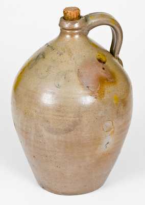 Rare SAMUEL STOUT, South River, NJ Stoneware Jug Inscribed 1836