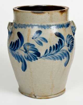 3 Gal. Stoneware Jar w/ Floral Decoration, att. Richard Remmey, Philadelphia, PA