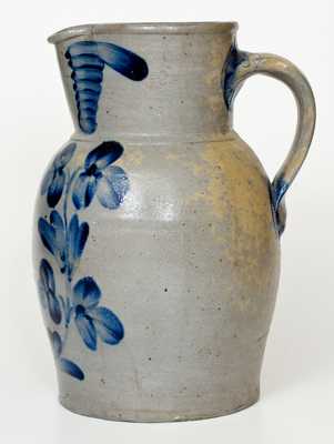 2 Gal. Baltimore Stoneware Clover Pitcher, circa 1860