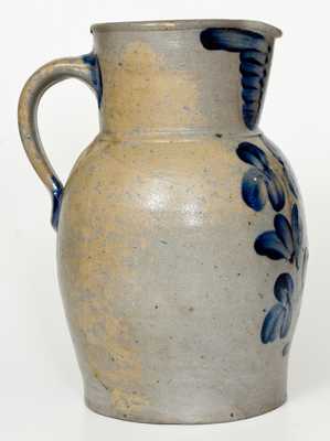 2 Gal. Baltimore Stoneware Clover Pitcher, circa 1860