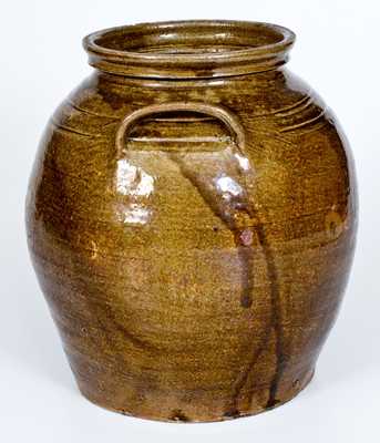 2 Gal. Alkaline-Glazed Stoneware Jar att. Dave, Edgefield District, SC