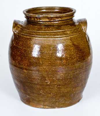 2 Gal. Alkaline-Glazed Stoneware Jar att. Dave, Edgefield District, SC