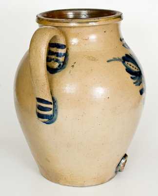 Rare 9 Gal. P. H. SMITH, Akron, OH Stoneware Open-Handled Water Cooler