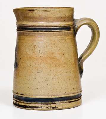 Quart-Sized Stoneware Pitcher w/ Star Decoration, probably Wingender, Haddonfield, NJ