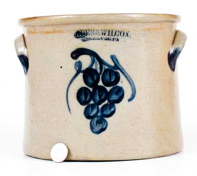 COWDEN & WILCOX / HARRISBURG, PA Stoneware Grapes Crock